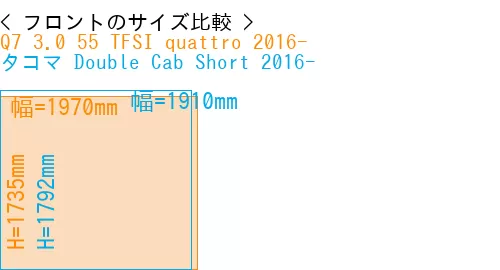 #Q7 3.0 55 TFSI quattro 2016- + タコマ Double Cab Short 2016-